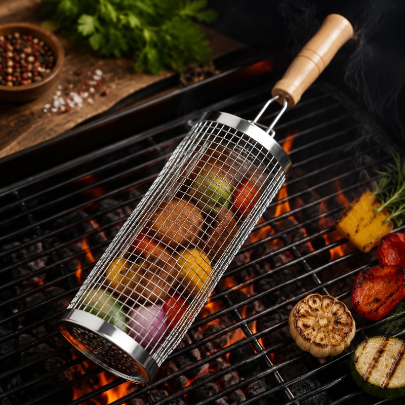 Ronde barbecue grillmandset va - Camping Cooking Grill recensie en prijs