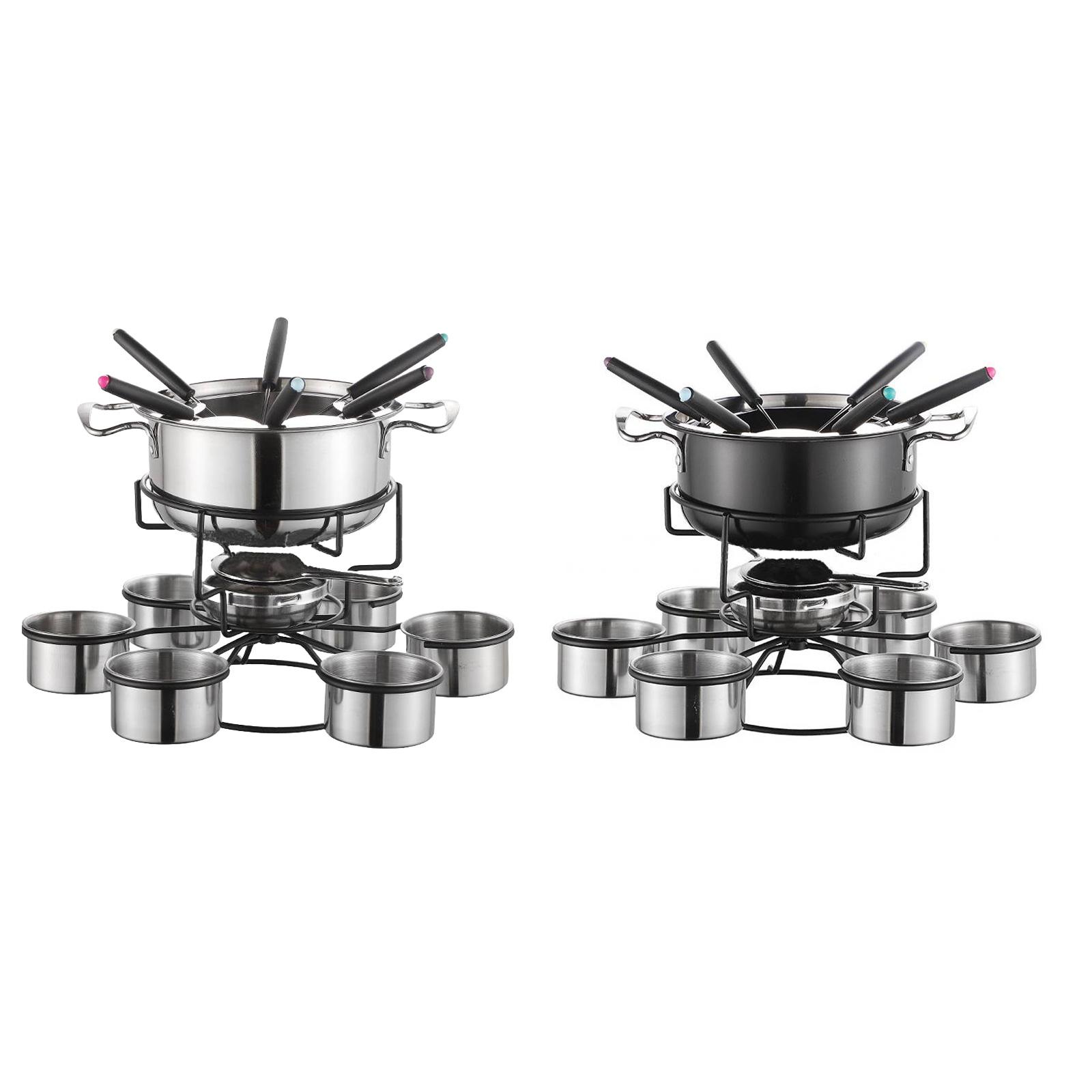 Fonduepottenset Kookfornuis Ve - Camping Cooking Pot Stainless Steel recensie en prijs