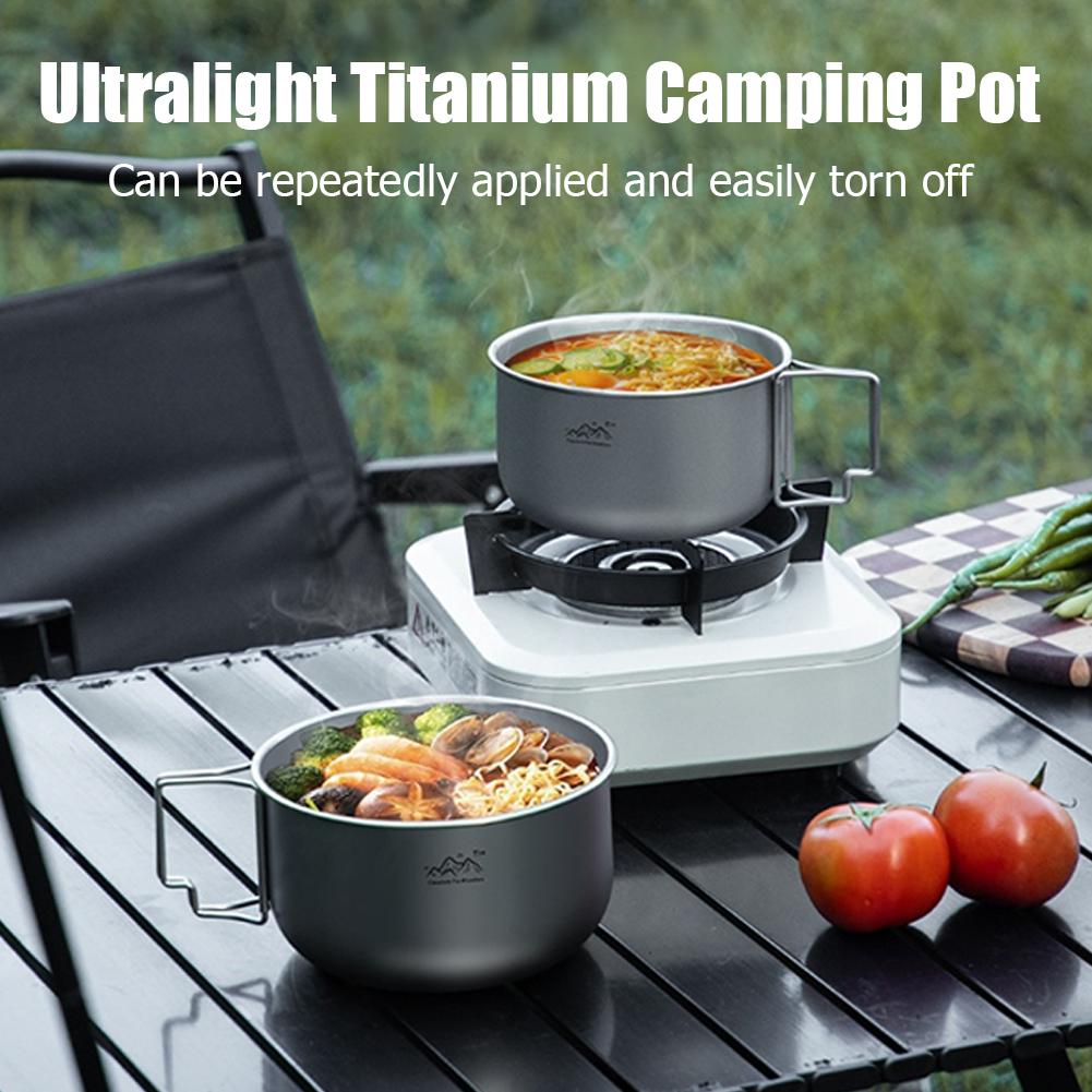 Ultralichte titanium kookgerei - Camping Cooking Pot Stainless Steel recensie en prijs