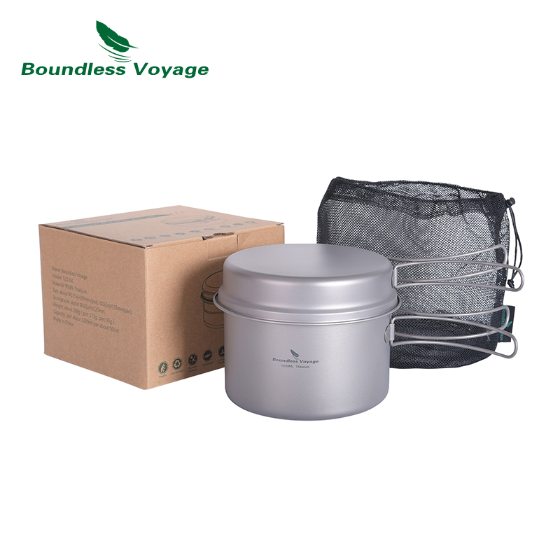 Boundless Voyage Titanium Pot  - Camping Cooking Mess Kit recensie en prijs