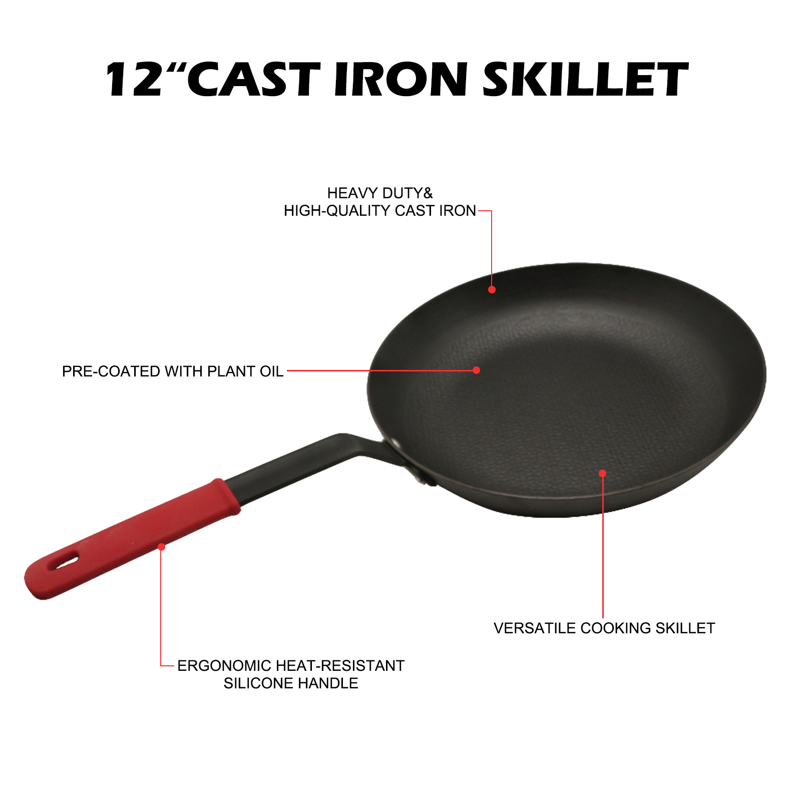 HANSMART 12 inch voorgekruide  - Camping Cooking Without Gas recensie en prijs