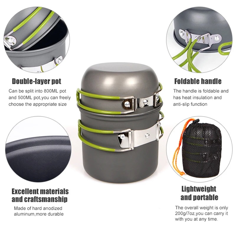 Campingkookgerei Mess Kit Ultr - Camping Cooking Mess Kit recensie en prijs