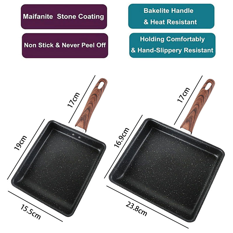 Japanse Omeletpan Anti-aanbak  - Camping Cooking Without Gas recensie en prijs