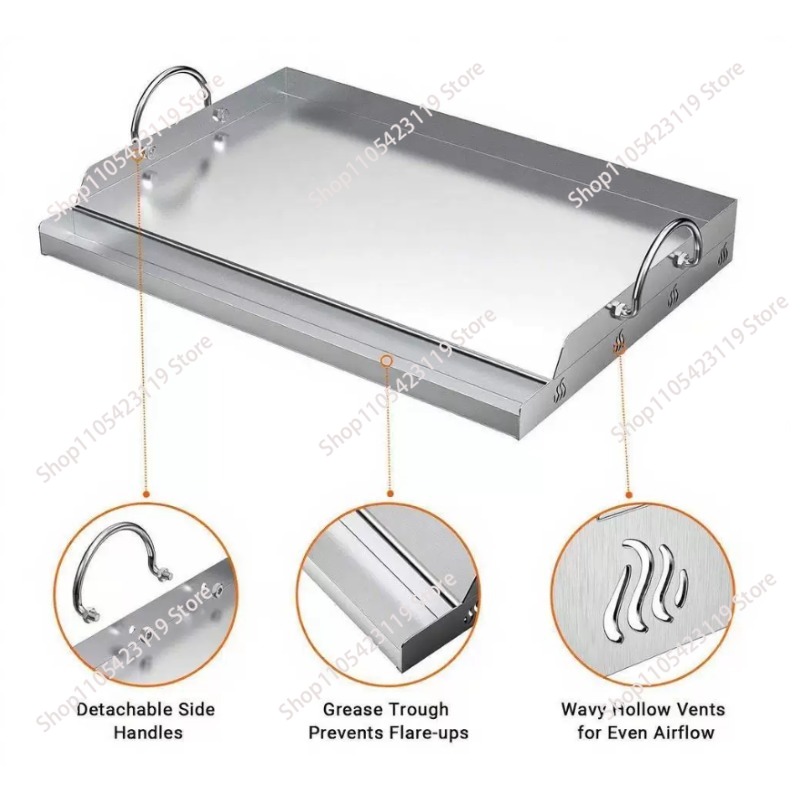 RVS Grillplaat BBQ-gereedschap - Camping Cooking Flat Top recensie en prijs