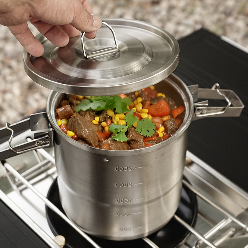 C69 Buitenkookset van roestvri - Camping Cooking Mess Kit recensie en prijs
