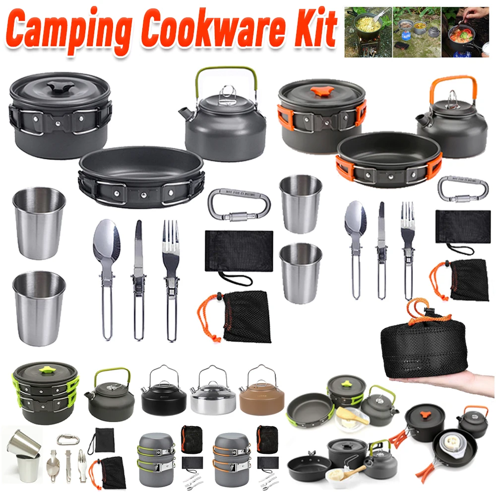 Campingkookgerei Set Ketel Pot - Camping Cooking Pot Stainless Steel recensie en prijs