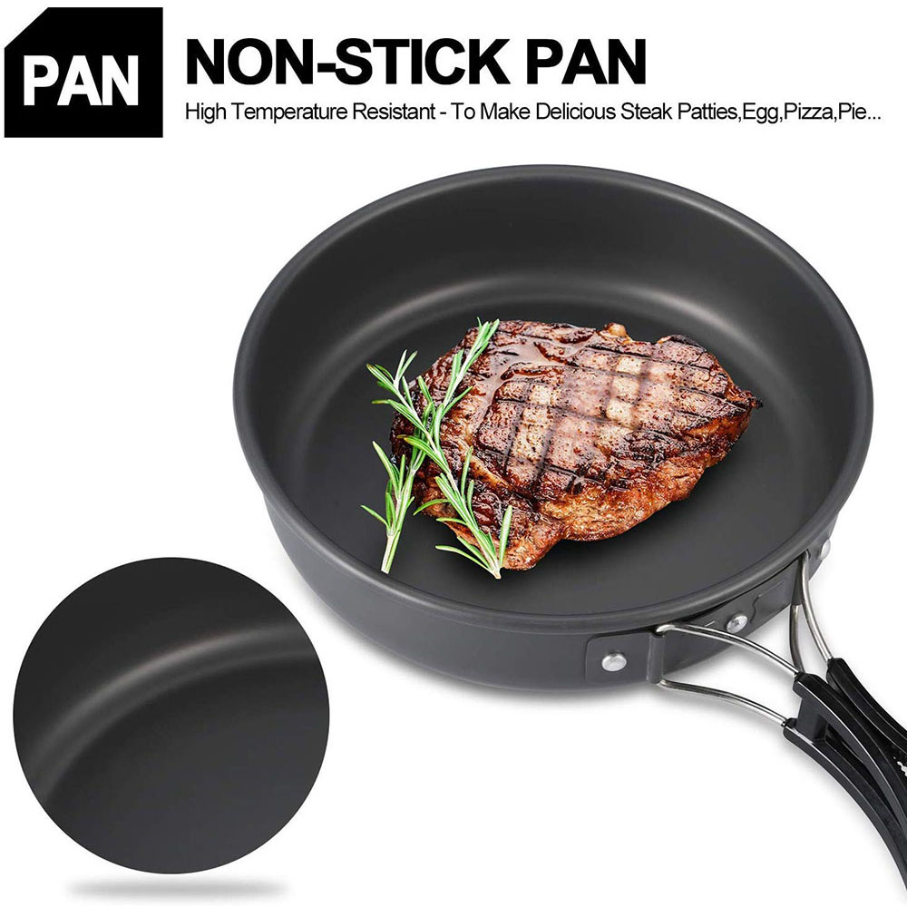 Outdoor kookgereiset voor kamp - Camping Cooking Pot Stainless Steel recensie en prijs