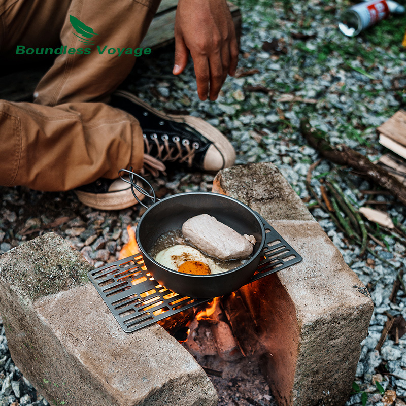 Boundeloze Reis Outdoor Campin - Camping Cooking Set Stainless Steel recensie en prijs