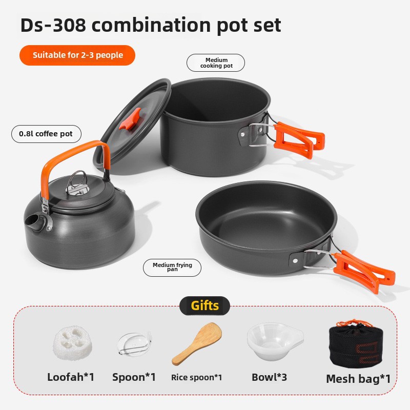 Outdoor Camping Kookgerei Set  - Camping Cooking Set 2 Person recensie en prijs