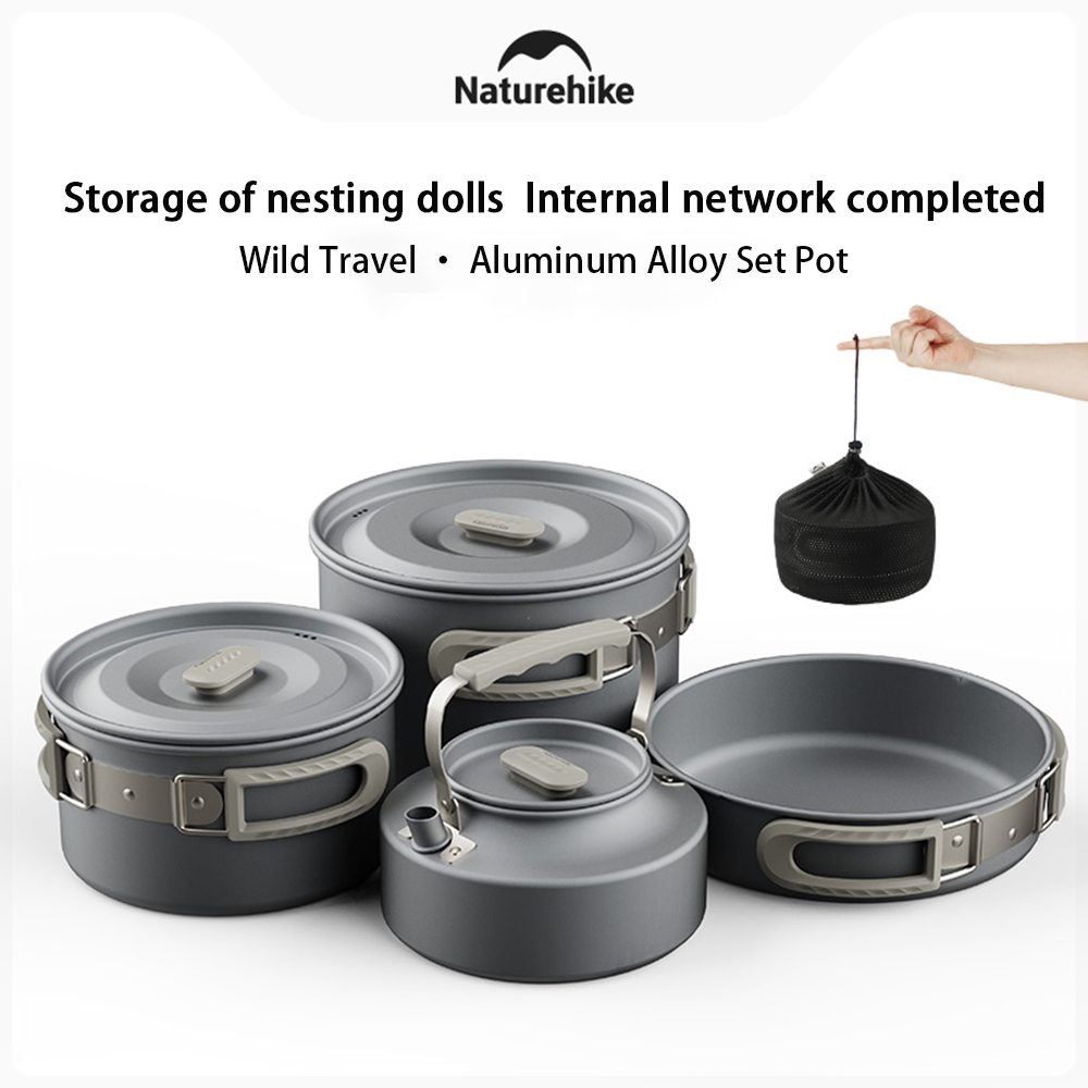 Naturehike Outdoor Pot Set, Ca - Camping Cooking Pot Stainless Steel recensie en prijs