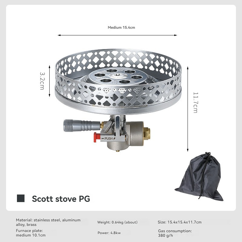 CAMPINGMOON PG-4 Scott Propane - Camping Cooking Hob recensie en prijs