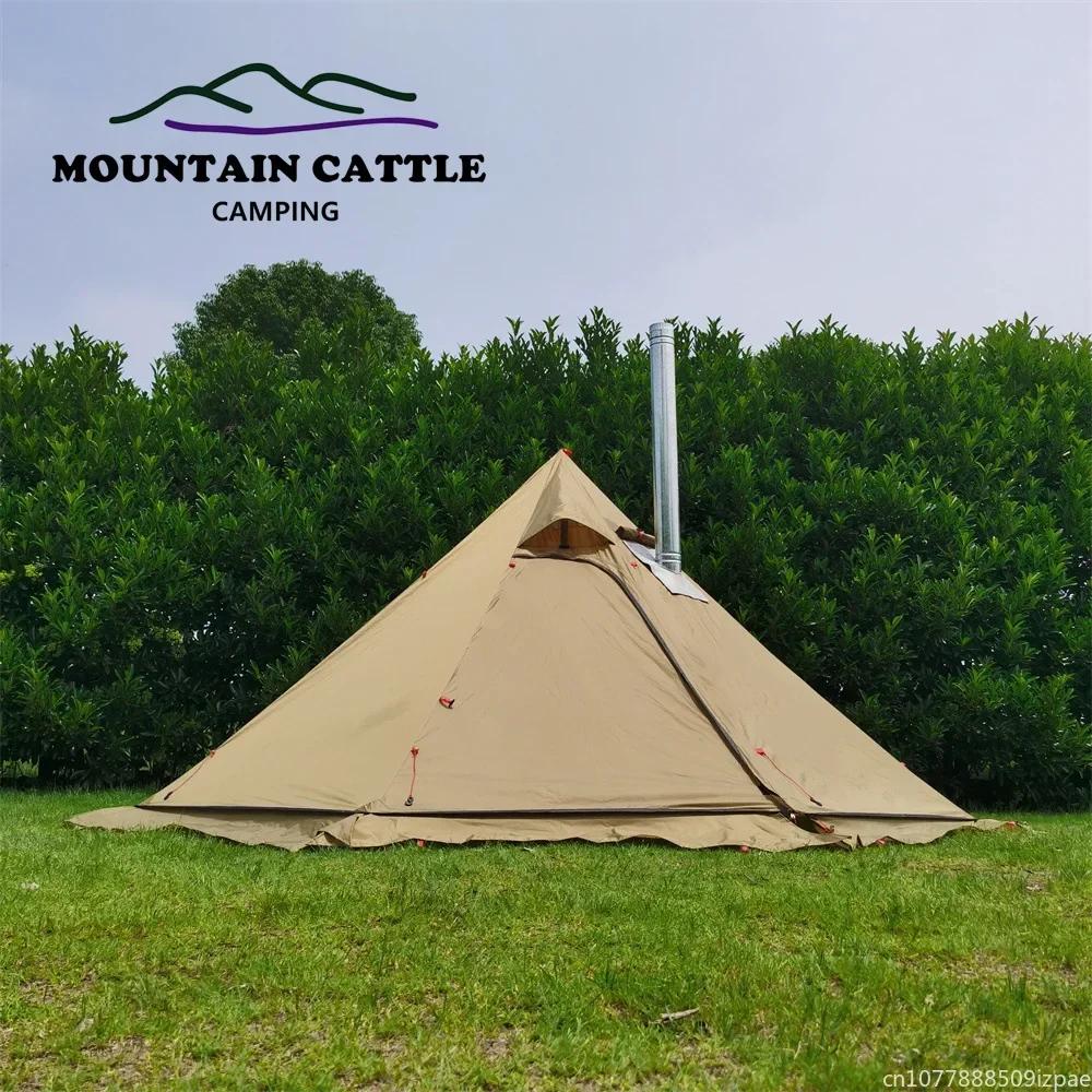 hete piramidetent met sneeuwro - Camping Cooking Snow recensie en prijs